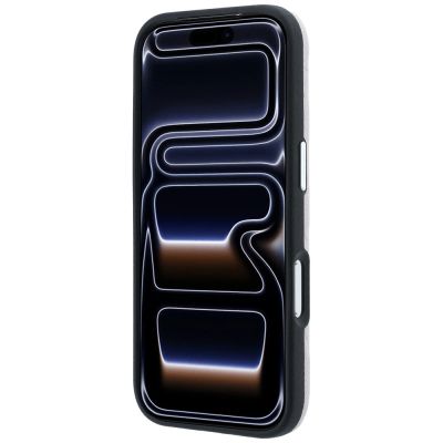 5. Karl Lagerfeld Grained Mono Resin Logo MagSafe Case for iPhone 17 Pro Max / 18 Pro Max - Pink