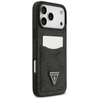 4. Guess 4G nauble Card Triange Case for iPhone 18 Pro Max / 17 Pro Max – black