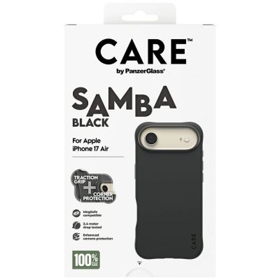 5. CARE by PanzerGlass Fashionable Samba MagSafe Case for iPhone Air - Black