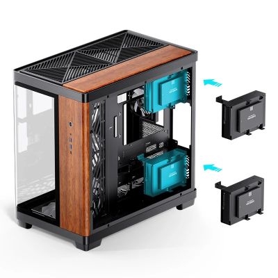 5. Jonsbo TK-4 Wood Tower Black, Wood