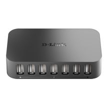 D-Link DUB-H7 USB 2.0 Type-C 480 Mbit/s Black