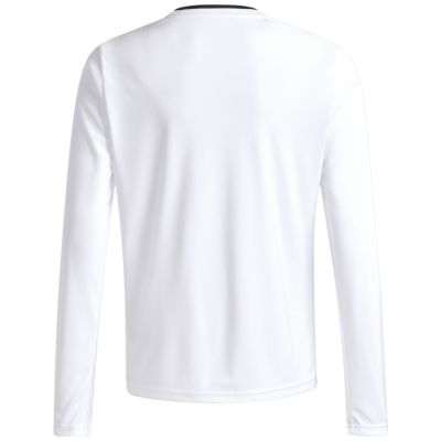 3. adidas Entrada 26 Long Sleeve Jersey Kids’ Shirt, White, KF5874