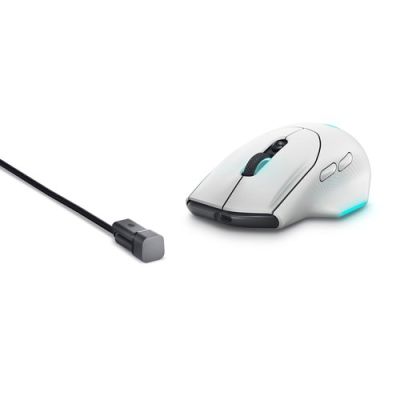 4. Dell Alienware Wireless Lunar Light AW620M 545-BBFC Mouse