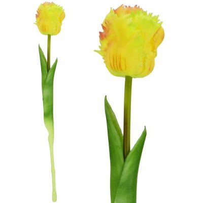 2. DARK YELLOW TULIP 38 CM LIFE-LIKE SPRING DECORATION