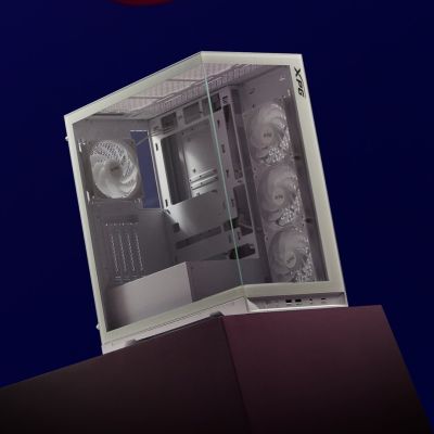 7. XPG Invader X BTF Midi Tower White