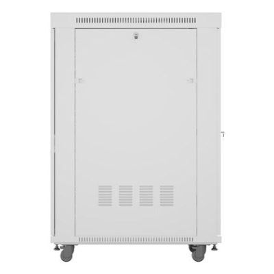 2. Lanberg FF01-8027-23SL 27U Freestanding Rack Gray