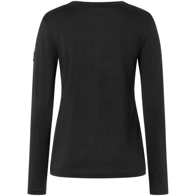 2. Women's SUPER.NATURAL W CASUAL RIB BIO J LS long-sleeve top black