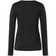 2. Women's SUPER.NATURAL W CASUAL RIB BIO J LS long-sleeve top black