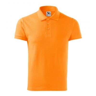 2. Malfini Cotton M MLI-212A2 Mandarin Orange Polo Shirt