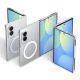 4. Spigen AirSkin MagFit MagSafe Case for Samsung Galaxy Z Fold 8 - Clear and White
