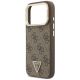 6. Guess 4G PU Triangle Logo & Stand Camera MagSafe Case for iPhone 18 Pro Max / 17 Pro Max – brown