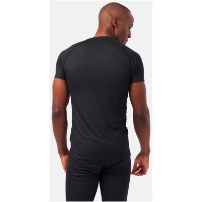 8. Men’s Odlo Active F-Dry Light Short-Sleeve Technical Sports Shirt, Breathable, Black (141162/15000)