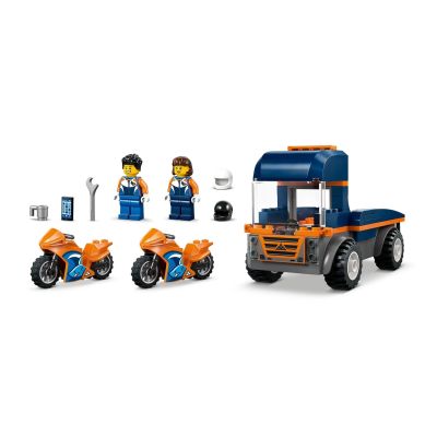 4. LEGO City 60491 Motorcycle Transporter