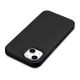 9. iCarer Litchi Premium Leather Case iPhone 14 Plus Magnetic Leather Case with MagSafe Black (WMI14220711-BK)