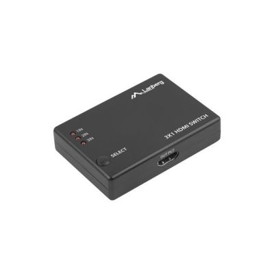 2. LANBERG SWITCH VIDEO 3X HDMI + MICRO USB PORT SWV-HDMI-0003