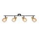 SPOT LIGHT SHADOW 4XE14 BLACK/GOLD
