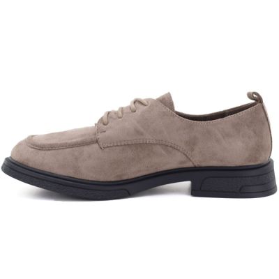 3. Women's beige suede shoes Vinceza 62332