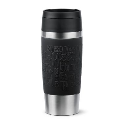 EMSA Travel Mug Classic N2020200 travel mug 360 ml Black, Stainless steel Stainless steel