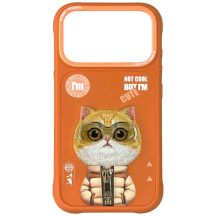 Nimmy Cool&Cute 2.0 Cat Case for iPhone 17 Pro - Orange