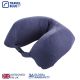 3. TRAVEL BLUE CRESCENT-SHAPED TRAVEL PILLOW WITH NATURAL GOOSE FEATHERS