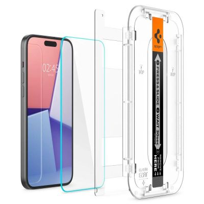 7. Spigen Glas.tR EZ Fit Tempered Glass for iPhone 15 Plus / 16 Plus - 2 pcs.