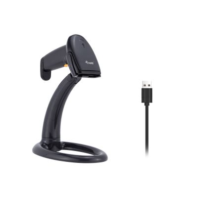 9. Equip 351020 Barcode Reader Handheld 1D LED Barcode Reader Black