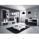 3. SAMBA hanging display cabinet (Unit 4) white/black gloss