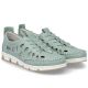 3. Women's leather openwork shoes green Rieker 49956-52