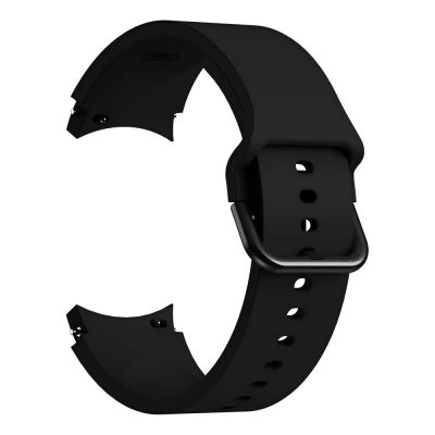 4. Tech-Protect Silicone Strap for Samsung Galaxy Watch 4 / 5 / 5 Pro / 6 / 7 / FE - Black