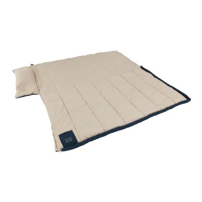 5. Outwell Contour Lux XL Adult Rectangular Sleeping Bag Polyester Blue