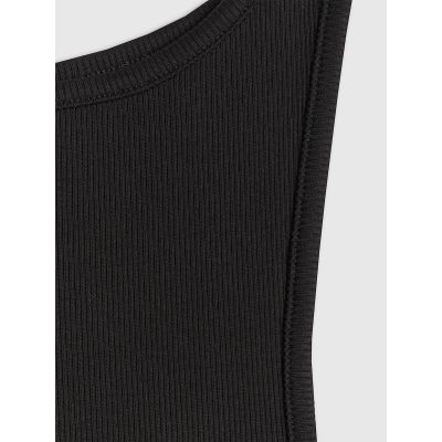 5. Women's ribbed knit dress 4F 4FRSS26TDREF203-20S