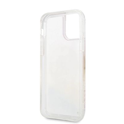 4. Guess GUHCN58LGIRGP iPhone 11 Pro hard case Gradient Liquid Glitter Circle Logo