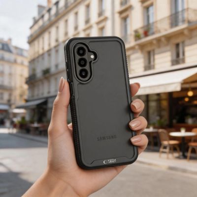 7. Tech-Protect Defense Case for Samsung Galaxy A36 / A56 / A27 / A37 5G - Matte Black