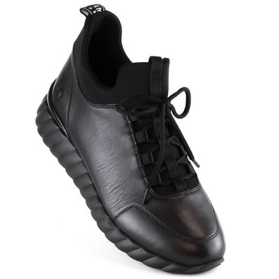 Rieker W RKR611B leather shoes black