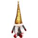 7. DECORATIVE gnome with magic sequins 35cm gray