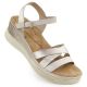 7. Women's gold wedge sandals Vinceza 15358