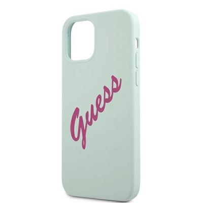 6. Guess GUHCP12MLSVSBF iPhone 12/12 Pro 6.1" blue fuchsia/blue fuschia hardcase Silicone Vintage