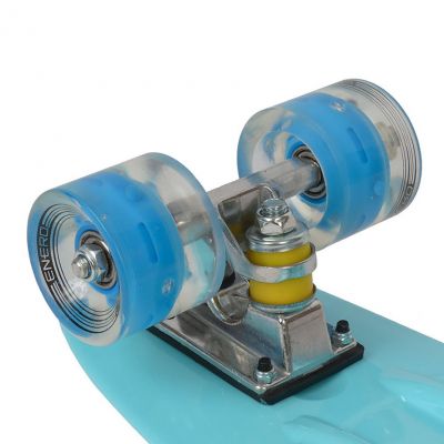 6. Plastic skateboard 22" Led Enero blue 1007366