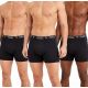 3. Puma Men's Boxer Briefs Long 3-Pack Black Comfortable