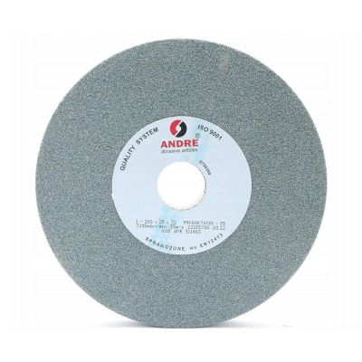 ANDRE FLAT GRINDING WHEEL 200mm x 25mm x 32mm 99C60K7VC01-35 GREEN "TYPE 1"