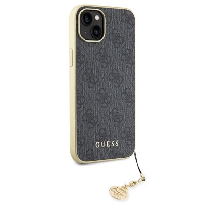4. Guess 4G Charms Collection case for iPhone 15 Plus - gray