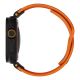 3. UAG Monarch - FKM strap for Apple Watch series 4-6 & SE 1-3, 44mm / series 7-9, 45mm / series 10-11, 46mm / Ultra 1-3, 49mm (orange / black titanium)