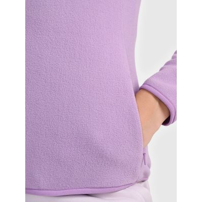 5. Women’s Slim-Fit Fleece Jacket with Stand-Up Collar 4F 4FRAW25TFLEF496-52S