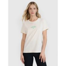 Women's regular printed T-shirt 4F 4FRSS25TTSHF2786-11S