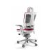 2. Wau 2 BL402 office chair, deep red/white fabric