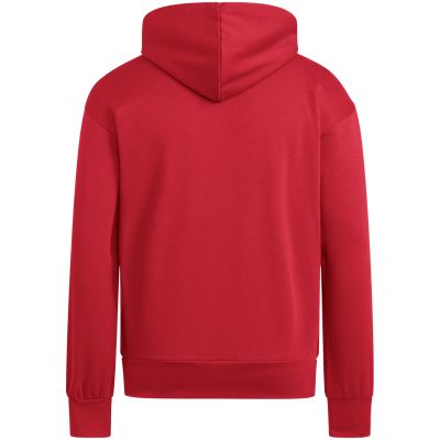 3. Men's adidas Essentials Feelcozy Hoodie red KC0907