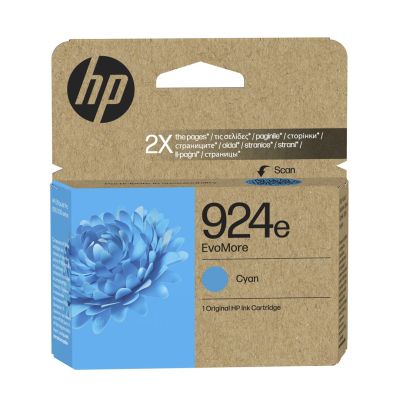 8. HP Original Cyan Ink 924e EvoMore