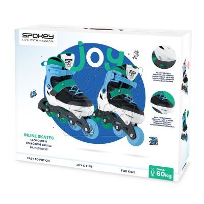 10. Spokey Joy Jr SPK-942276 roller skates size. 31-34 PK/BL