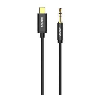 2. Baseus stereo audio cable AUX 3.5 mm mini jack - USB Type C for tablet phone 120cm black (CAM01-01)