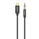 2. Baseus stereo audio cable AUX 3.5 mm mini jack - USB Type C for tablet phone 120cm black (CAM01-01)